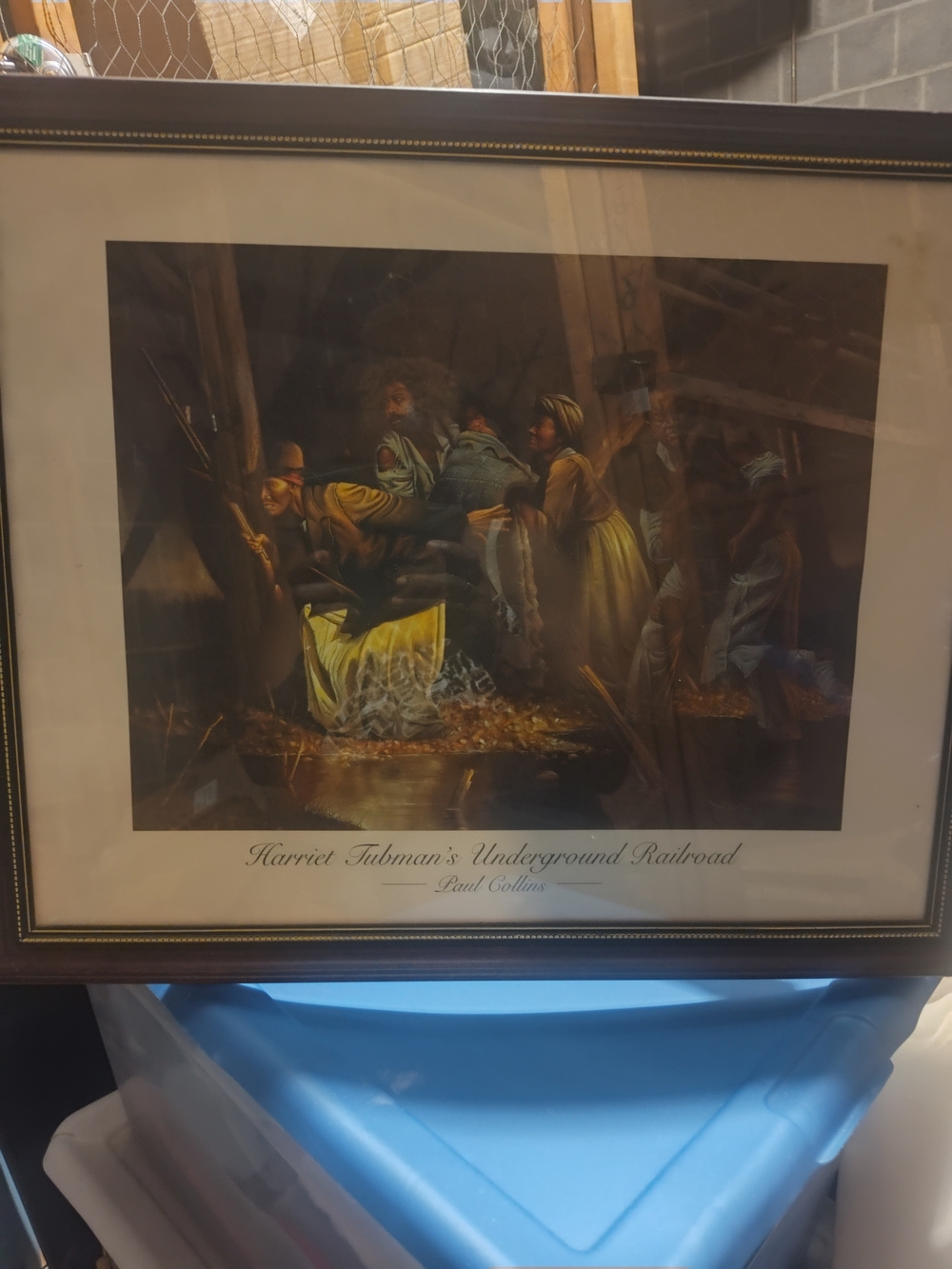 Harriet Tubman's Underground Railroad Framed Art Print - Paul Collins